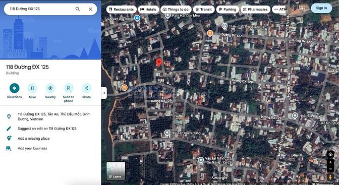 Chính chủ cần bán lô góc phường Phú An, TpHCM (Tân An - BD Cũ) - 74m2