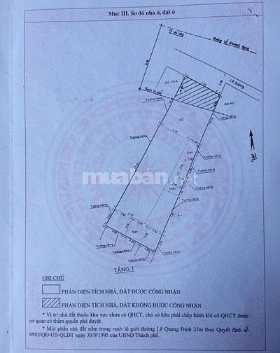 Bán nhà Quận Bình Thạnh, mặt tiền Lê Quang Định, DT 246m² nở hậu đẹp