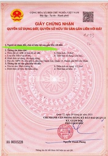  BÁN NHÀ 1 TRỆT 1 LẦU CHÍNH CHỦ – GIÁ 6 TỶ (Thương lượng)