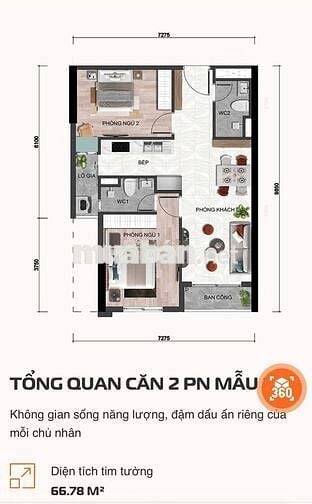 33.3tr/m2 TT 2tr7/tháng Sở Hữu ngay căn hộ tại TP. Dĩ An - Bình Dương