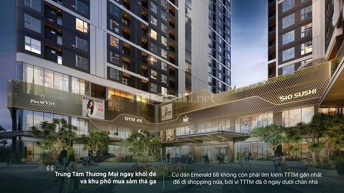 Emerald 68 vị trí kim cương QL13. Hỗ trợ Lãi suất 5 năm CK 22% 880tr