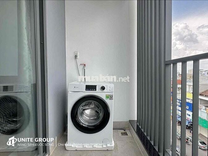 Căn Hộ Studio Ban Công, Máy Giặt Riêng, Full NT Gần Cầu NVC - Quận 1