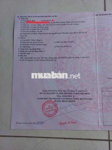 BÁN NHÀ DƯƠNG ĐÌNH CÚC TÂN KIÊN BÌNH CHÁNH SỔ RIÊNG