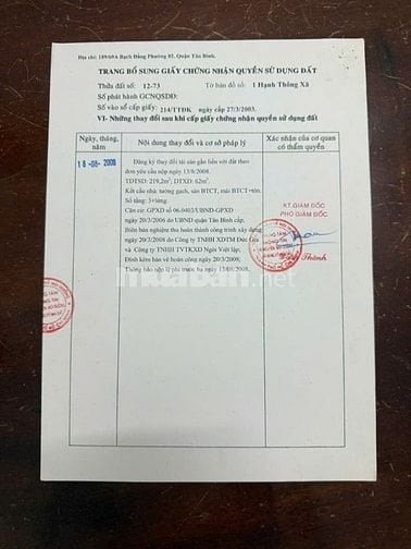 Bán biệt thự 4 tầng khu sân bay 187/37 Bạch Đằng, P.2, Tân Bình