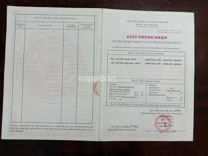 Bán biệt thự 4 tầng khu sân bay 187/37 Bạch Đằng, P.2, Tân Bình