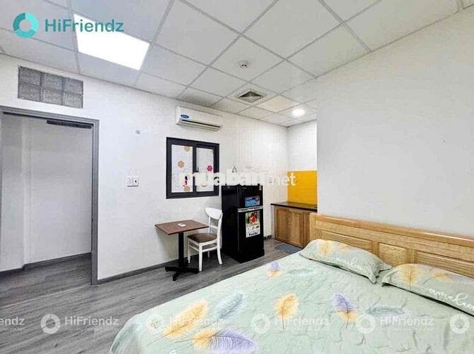 CĂN HỘ STUDIO FULL NỘI THẤT NGAY ĐẦM SEN 20m2 QUA ĐH VĂN HIẾN 5p