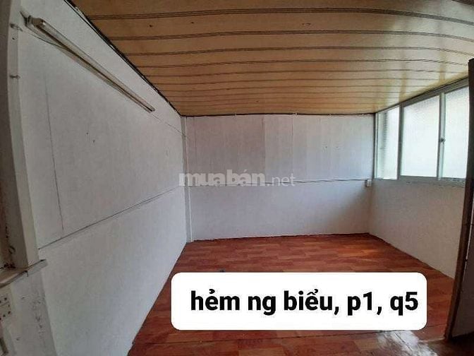 Cho thuê nhà nguyên căn trong hẻm Nguyễn Biểu, P1, Q5