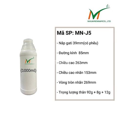 Can nhựa HDPE, Hũ nhựa HDPE, Chai nhựa HDPE