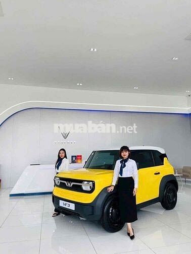 VinFast VF3 2025 Hỗ trợ trả góp 100% giữ cavet