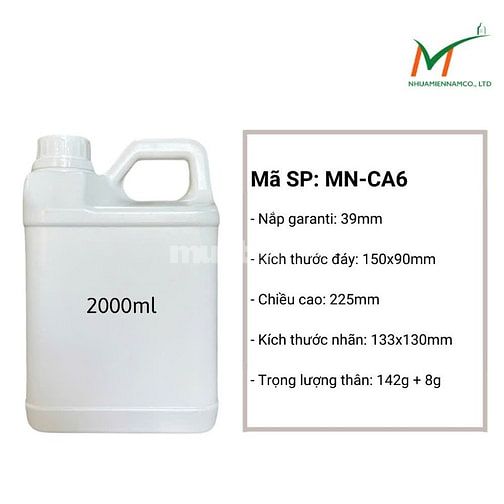Can nhựa HDPE, Hũ nhựa HDPE, Chai nhựa HDPE