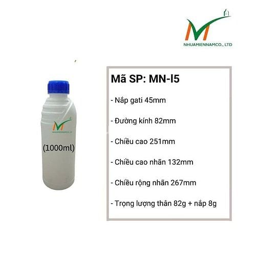 Can nhựa HDPE, Hũ nhựa HDPE, Chai nhựa HDPE