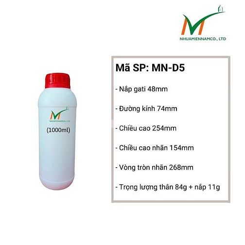 Can nhựa HDPE, Hũ nhựa HDPE, Chai nhựa HDPE
