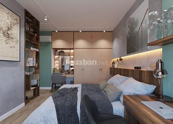 1 tỷ 8 Căn hộ 3Pn. Cầu Ông Bố 52m2, Vay 85% góp 30sổ hồng 
