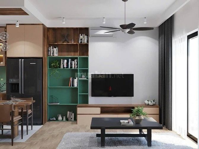 1 tỷ 8 Căn hộ 3Pn. Cầu Ông Bố 52m2, Vay 85% góp 30sổ hồng 