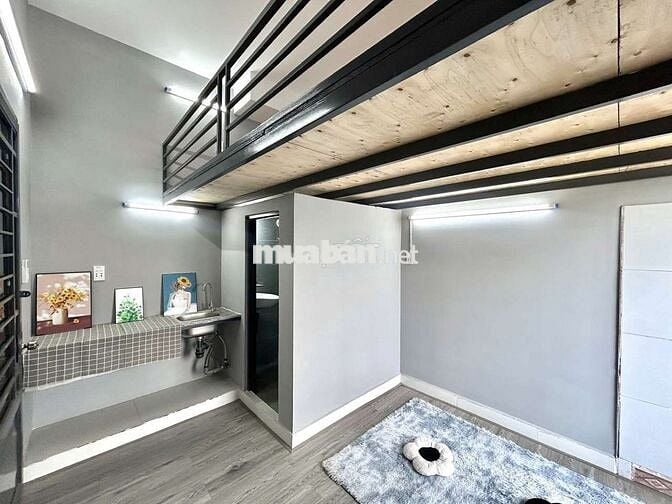CHDV, Duplex đẹp giá rẻ, ban công thoáng mát, gác cao, gần Q5-11-8