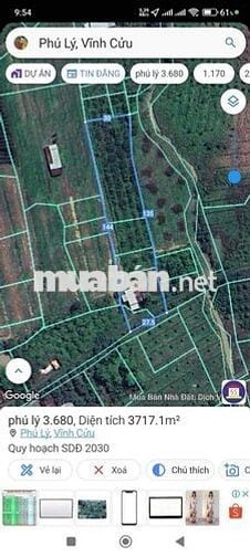 nhà vườn 3 sào 6 (3.684m2), nhà, đất vườn, ao