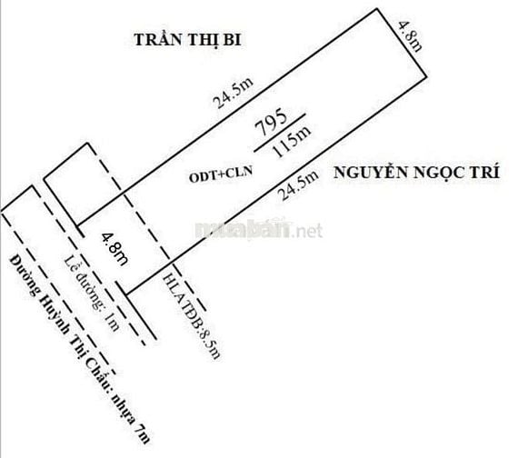 🏡 Đất mặt tiền 8m thông Phan Đăng Lưu – Bùi Ngọc Thu, Hiệp An TDM