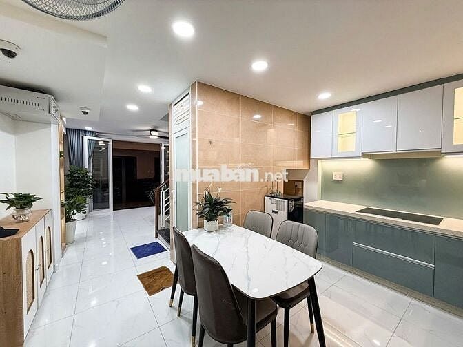NGUYỄN CỬU VÂN BT | GIÁP Q1 HXH 5 TẦNG 200M2 6PN KHU VIP CHỈ NHỈNH 7T