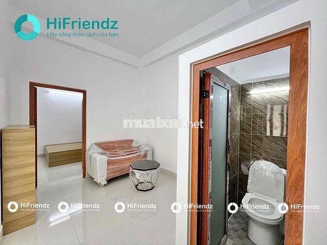 CĂN HỘ DỊCH VỤ FULL NỘI THẤT 1 PHÒNG NGỦ NGAY NGÃ 5 CHUỒG CÚN