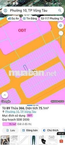 BÁN *** 1 LÔ TÁI ĐỊNH CƯ – PHƯỜNG TAM THẮNG (P10 cũ) –