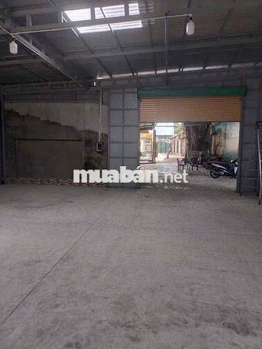 Cho thuê kho xưởng 600m2 , Mặt tiền Tô Ký đường cont 40F chạy 24/24