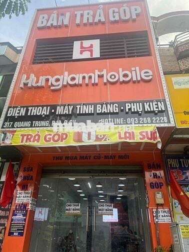Cho thuê mặt bằng kinh doanh 317 Quang Trung,quận Gò Vấpl