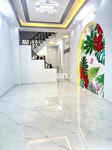 NHÀ LÊ VĂN QUỚI 60M2, 3 TẦNG, ĐƯỜNG 6M, SHR HC ĐỦ CHỈ NHỈNH 5 TỶ TL