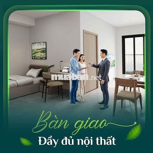 987 triệu, căn hộ 2 phòng ngủ, 46m2, TP mới Bình Dương.