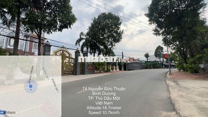 đất + nhà DT 515m² ngay Nguyễn Đức Thuận, Thủ Dầu Một (cũ)