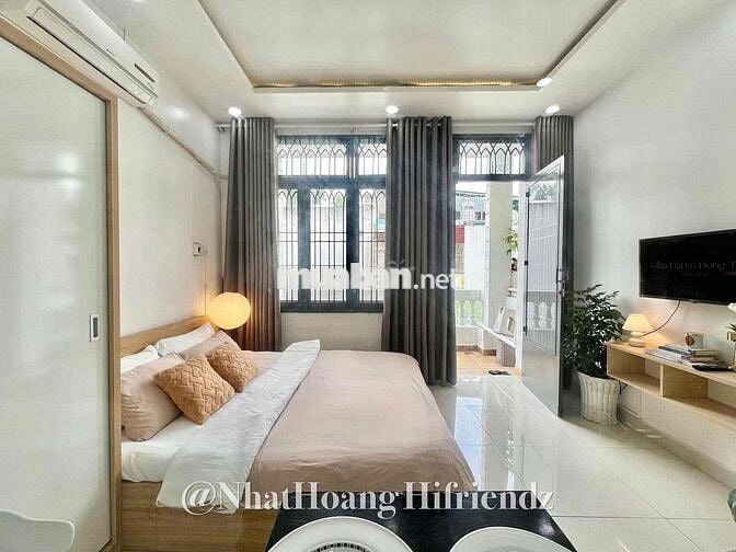 Căn Hộ Tách BẾp Bancol Máy Giặt Riêng Rộng 40m2 Gần Bigc Tô Hiến Thành