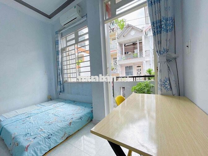 TRỐNG LẠI PHÒNG BAN CÔNG FULL NỘI THẤT NGAY HƯƠNG LỘ 2 - MÃ LÒ - VHU