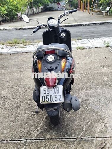 bán xe SYM Elite 50cc, 2022; màu đen+ đỏ, mới 95%