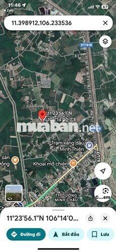 Dư ko ở cần bán lô đất 5*30, giá 590tr,sổ sẵn,ngay TT Dương Minh Châu,