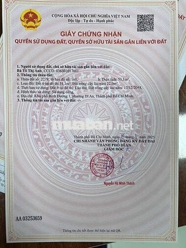 ĐẤT SỔ RIÊNG DT 55m2 hẻm 474 Nguyễn Tri Phương