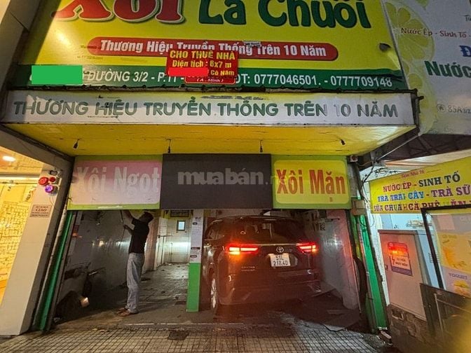 Cho thuê nhà 2 mặt tiền Lý Thái Tổ, P.9, Q.10 giá 22tr