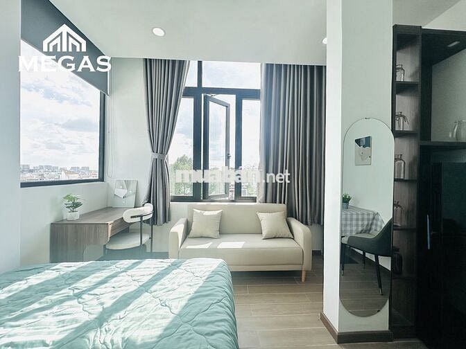 STUDIO-1PN - TÁCH BẾP - FULL NỘI THẤT - CỬA SỔ TO NGAY SAU ĐH VĂN LANG