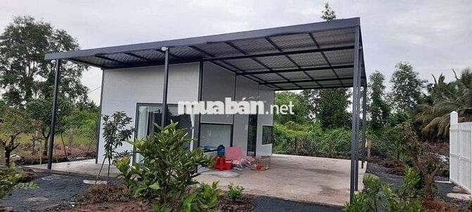 Bán đất vườn tặng nhà vườn dt 500m 25x20m giá 900tr tân thạnh thủthua