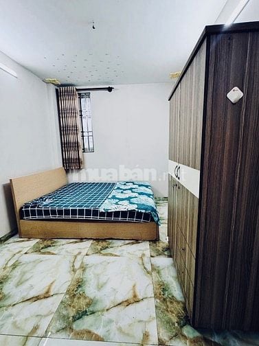 Hẻm xe hơi số 4 Hậu Giang p4 tân bình 3tr8/tháng full nội thất lầu 2 