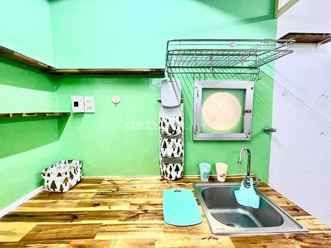 NHÀ SÂN RIÊNG 7tr6-2PHÒNG,2WC,M.LẠNH,GÁC,BẾP-Bình Thạnh[Chu Văn An-NTL