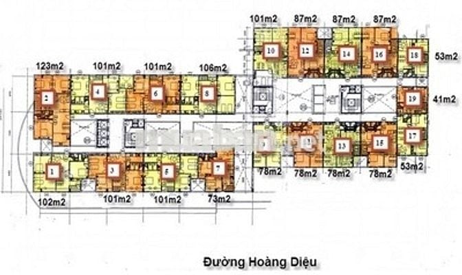 Cần bán căn hộ Cao Ốc H2, 3PN, nhà mới, hướng đón lộc mai mắn