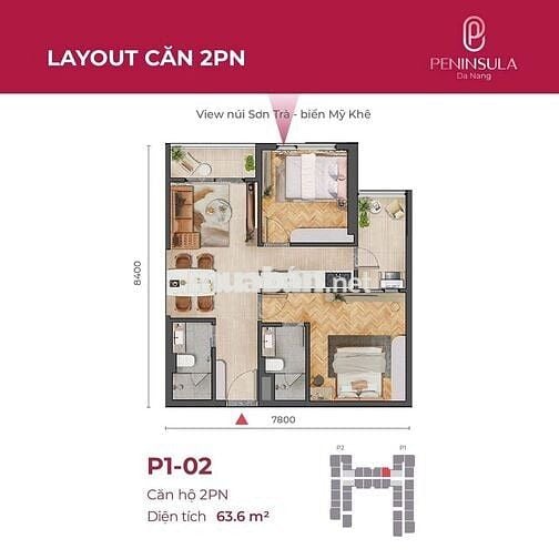 📌CHỈ CÒN  CĂN 2PN CUỐI VIEW BIỂN, GIÁ TỐT THỊ TRƯỜNG ĐÀ NẴNG