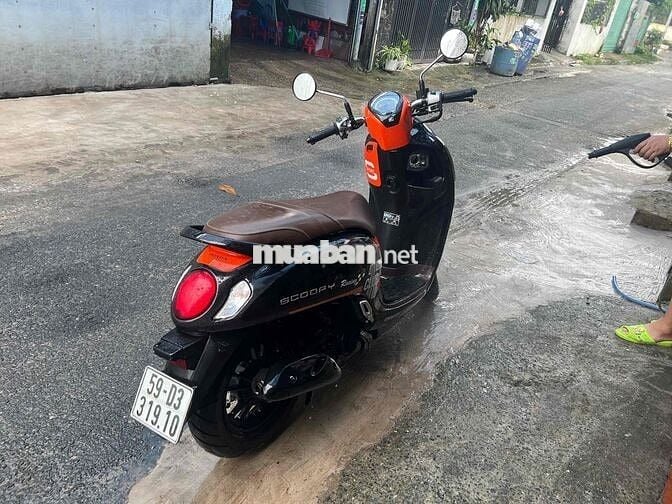 Honda Scoopy Đen Cam, Xe Tay Ga