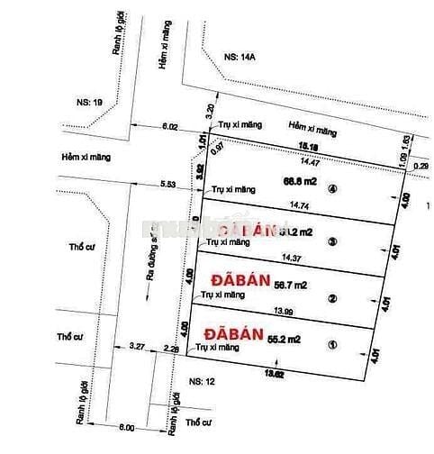 🔥 Lô Gốc F0 - 69m2 Full Thổ Cư - 4 tỷ 4 - Hiệp Bình Chánh