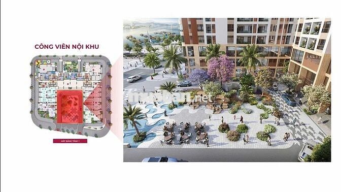 Căn hộ cao cấp - 48,2M2 - 1PN - Peninsula Sông Hàn TP Đà Nẵng