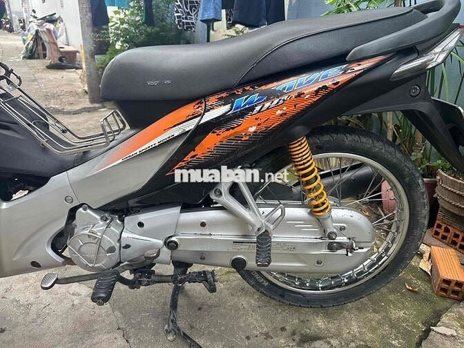 Honda Wave S 110 chính hãng màu Cam Bạc Đen