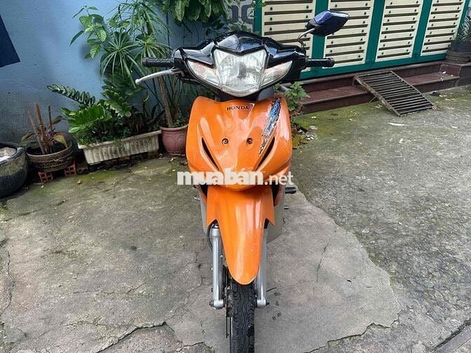 Honda Wave S 110 chính hãng màu Cam Bạc Đen