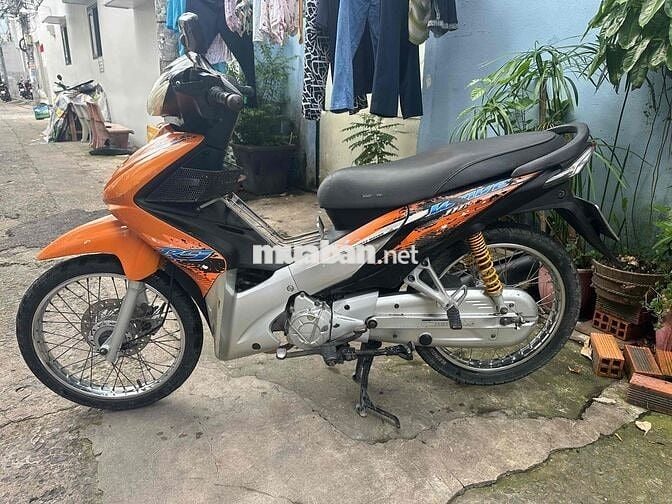 Honda Wave S 110 chính hãng màu Cam Bạc Đen