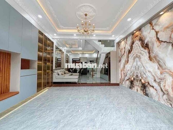Nhà mặt tiền ngang 5m  hoàn công tại p Đông Hoà tp Hồ Chí Minh
