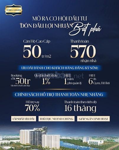 Chỉ 570tr sở hữu ngay CH Terra Luxury CĐT Khang Nam Hotline 0979103584