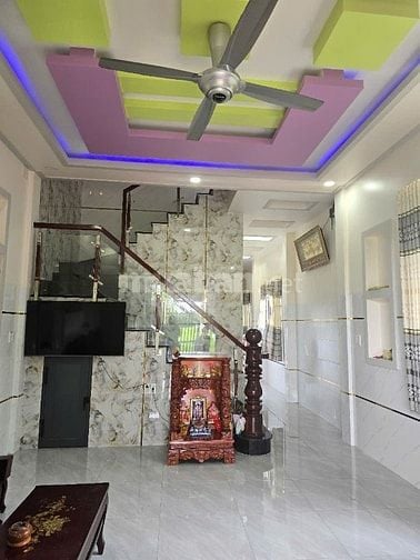 Nhà 1trệt, 1lầu, ST, Ấp 1, Tân Trạch, Cần Đước, LA, 330,4m2 thổ cư 